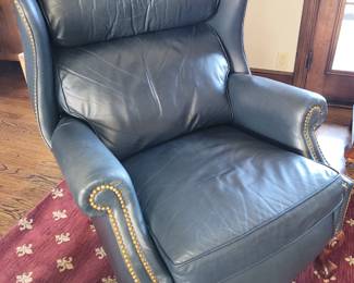 Leather recliner