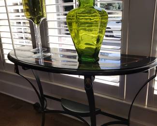 Half-moon table