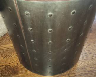 Metal side table