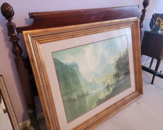Antique bed frame