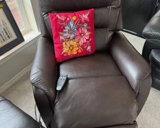 Leather - Like New recliner and full Lift Chair