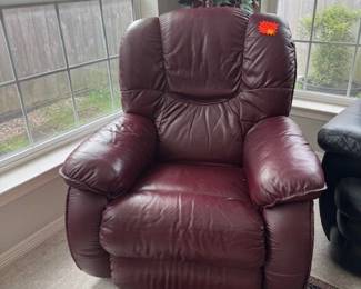 2 Lazy Leather Boy Recliners