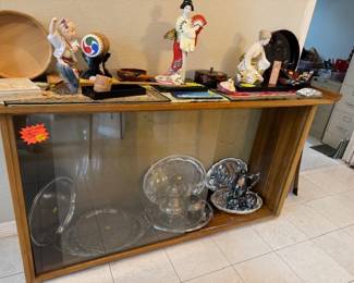 Mid Century Vintage Furniture Japanese and Korean Decor, Dishes, Handmade- Vases, Hand-made Silk Kimonos