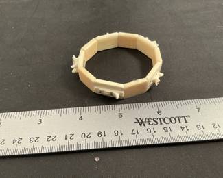 Alaskan carved bracelet