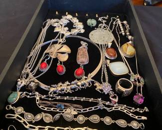 Stylish Sterling Jewelry Lot