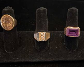 Three More 14K Gold Rings