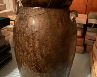 Catawba Valley 2 gallon double handle  pottery churn