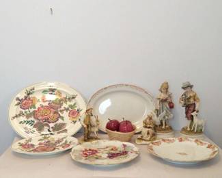 006 Wedgwood, Andrea Figurines Glass Apples