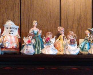 Lefton Angels, Nancy Pew Giftware, Samson Import Co Vases and More