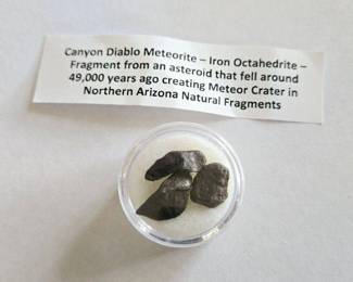 Canyon Diablo Meteorite Fragments from Meteor Crater in Northern Arizona
