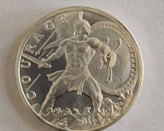 1 Ounce .999 Fine Silver "Courage"