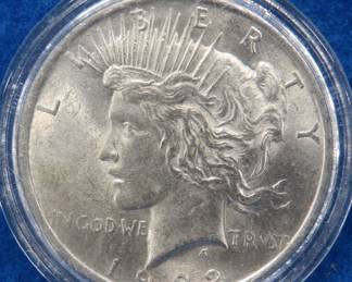 Lot 171. 1922 P Peace silver dollar