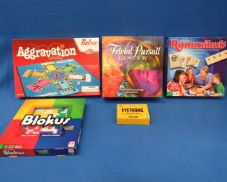 Lot 25. Board games including an unopened Trivial Pursuit