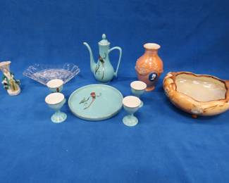 Lot 342. Porcelain items including a Japanese tea/coffee? set