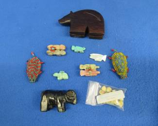 Lot 23. Zuni fetish figures