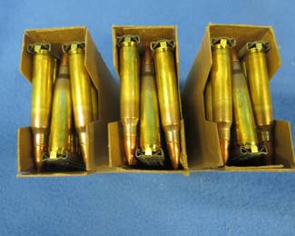 Lot 89. Three boxes of three 10-round 5.56mm clips. 90 rounds total