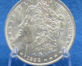 Lot 371. 1888 P Morgan Silver Dollar