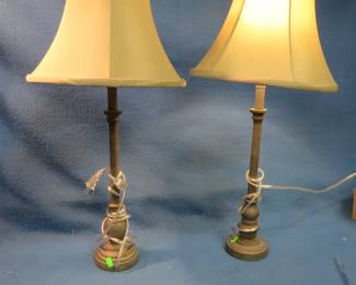 Lot 67. Two table lamps