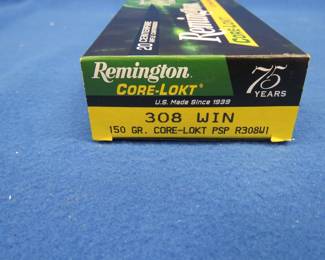 Lot 301. 20 Remington 308 WIN cartridges
