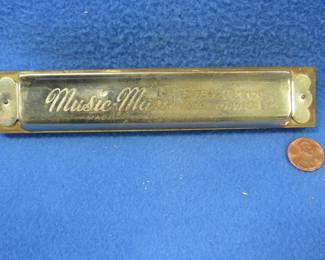 Lot 318. Music Man Stellar***" harmonica made in west Germany. Not all holes work