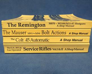 Lot 310. Four firearm shop manuals by Jerry Kuhnhausen