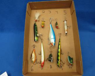 Lot 220. Ten lures