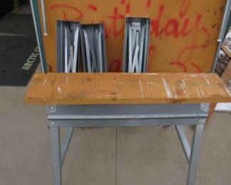 Lot 180. Four sawhorses
