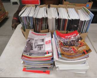 Lot 41. Tractor magazines: Red Power 1998-2014 and Harvester Highlights 2012-2024, unchecked for completeness