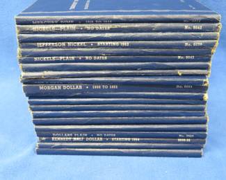Lot 438. Twenty empty Whitman coin folders