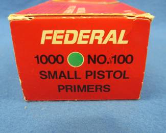 Lot 136. 800 Federal No. 100 small pistol primers