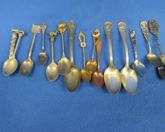 Lot 212. Collectible souvenir spoons