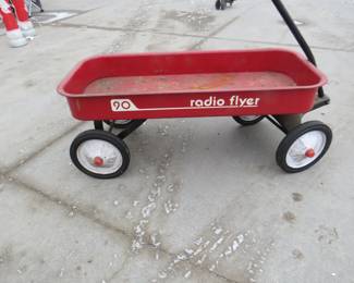 Lot 155. Radio Flyer metal wagon