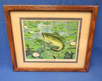 Lot 76. Les Kouba print "Pride of the Lilies" 22 1/2" x 18 1/2"