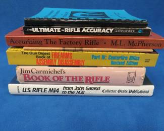Lot 314. Firearms related books. All are in very good condition.