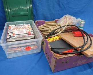 Lot 106. "How To" shop books, sandpaper and more
