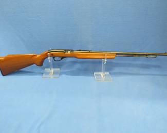 Lot 17. Ted Williams (Sears and Roebuck) Model 54 semi-auto 22 rifle. Ser No. 583.3401. Shots L, LR, and High-speed shorts. Includes vinyl case.