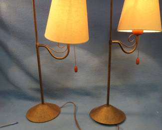 Lot 69. Two table lamps