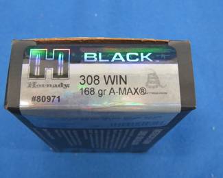 Lot 357. Hornady Black 308 WIN rounds