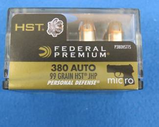 Lot 309. 20 Federal Premium 380 Auto cartridges