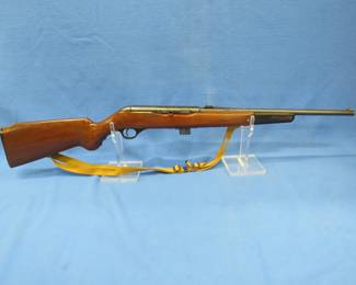 Lot 19. Mossberg Model 325KX .22 semi-auto rifle. NSN. Shoots S, L, LR. Includes one magazine and an Allen soft case.