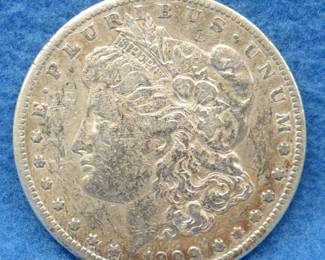 Lot 256. 1899 O Morgan silver dollar