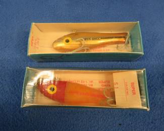 Lot 282. Two 4 3/4" Super Bingo Baits in original boxes