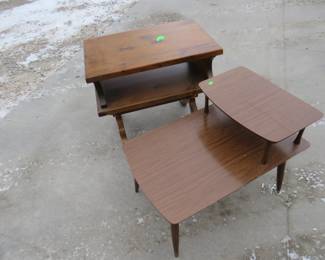 Lot 153. Two end tables