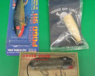 Lot 381. CCBC 2 3/4" mouse in a box marked 6577G. NIP Primo Chugger. NIP Pogo 911.
