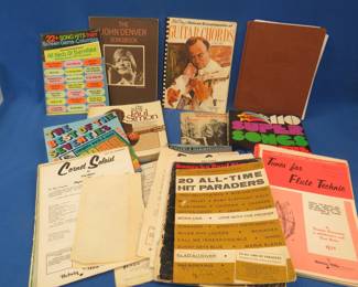 Lot 130. Guitar chord books, songbooks, and more