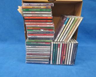 Lot 414. CDs. Most are classic county Christmas