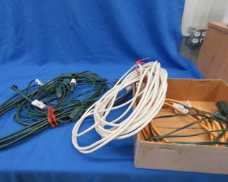 Lot 160. Three Extension cords