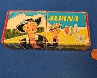Lot 296. Vintage Koch Alpina double-sided tremolo harmonica in the keys of C and G. Great sound. Box is in VGC.