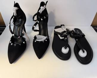 2 Pair of Women’s High Heels and Sandals Size 7 1/2