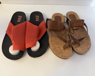 2 Pair of Women’s Sandals Shoes Size 6